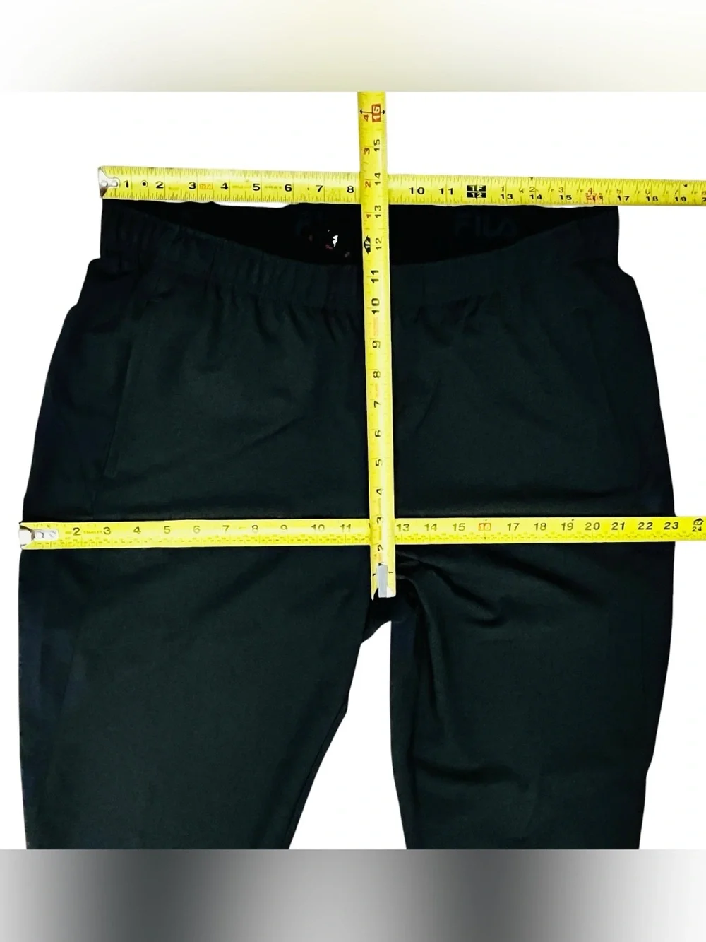 Fila Sport Activewear Men’s Pants Charcoal Nylon Pull On Drawstring Zip/Poc Sz L